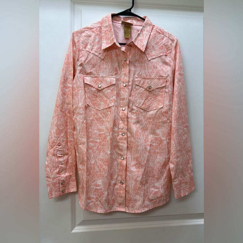 Wrangler Coral Western Shirt